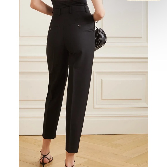 TOTEME Pleated woven straight-leg pants DK 32 - Picture 4 of 7